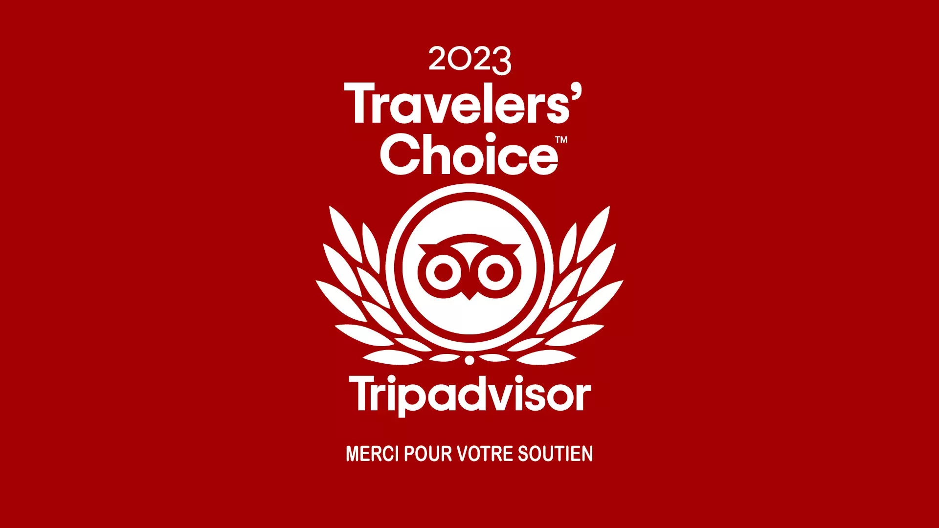 Bannière Prix Trip Advisor Travelers Choice 2023 - Escape Game Montauban S Room Agency