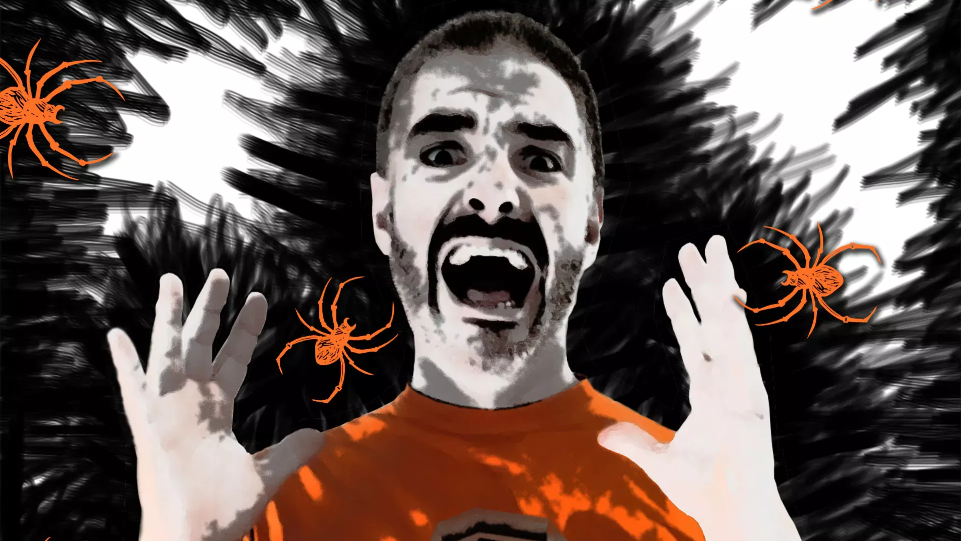 Bannière Halloween 2022 Des araignées dans les salles - Escape Game Montauban S Room Agency