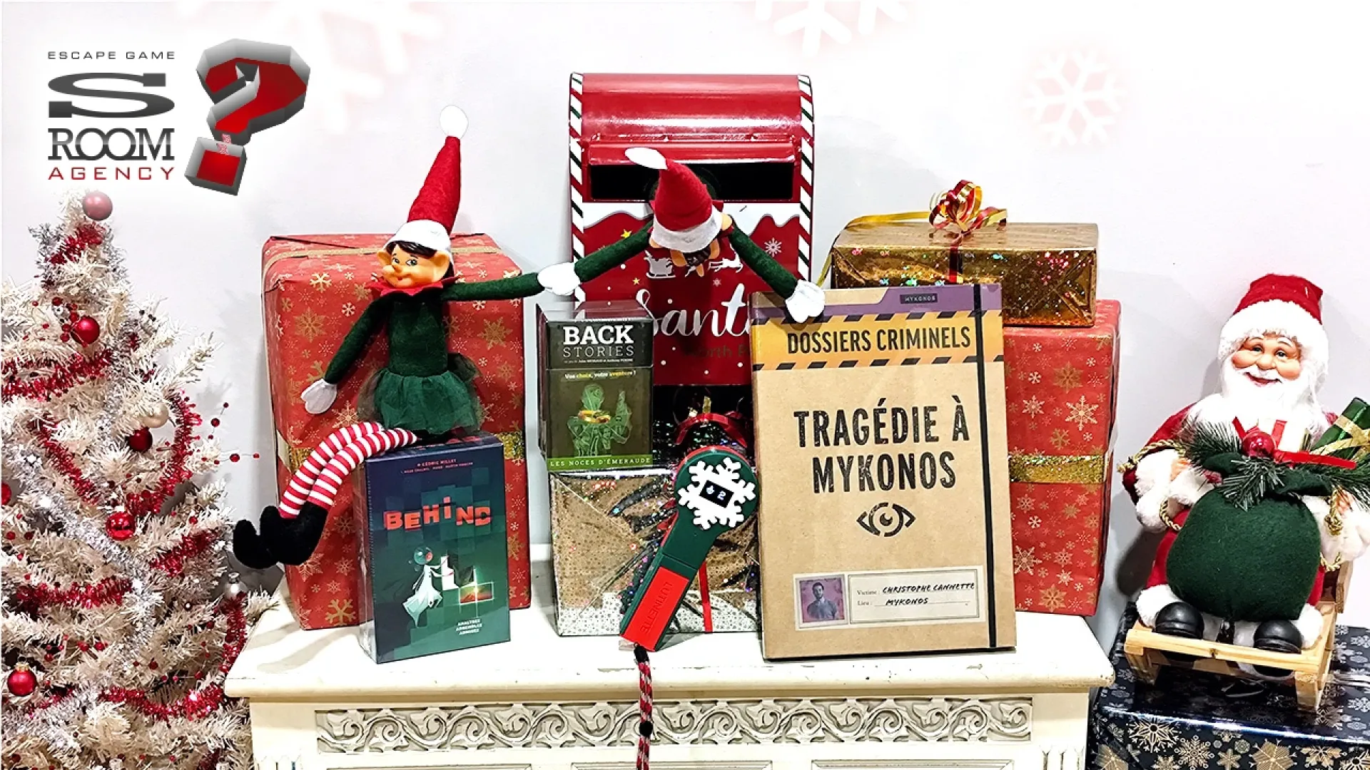 Operation Les Lutins Farceurs - Noel 2024 - Escape Game S Room Agency Montauban - Banniere