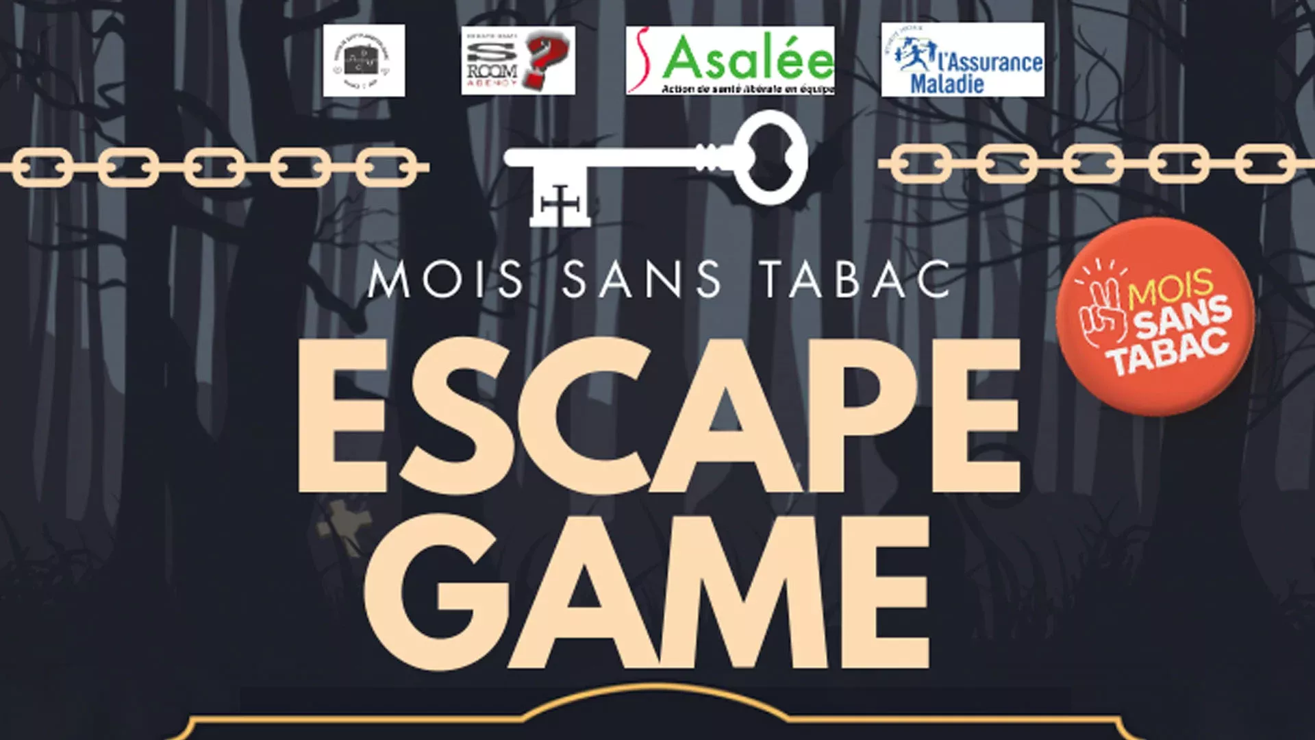 Bannière Escape Game Le Mois sans Tabac - Escape Game Montauban S Room Agency