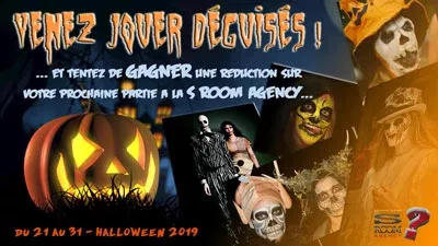 Vignette Jeu venez déguisés Halloween 2019 - Escape Game Montauban S Room Agency